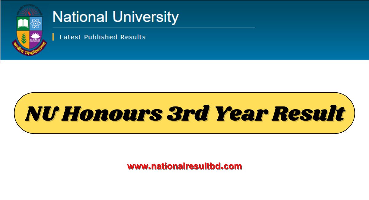 NU Honours 3rd Year Result