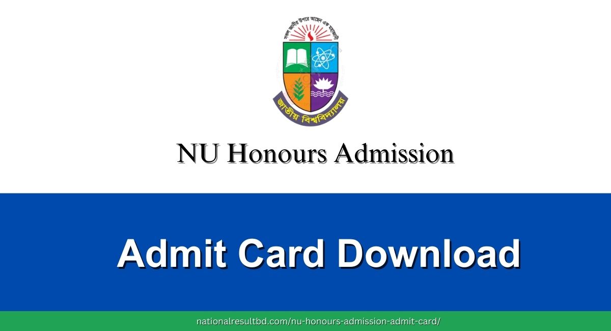 nu honours admission admit card