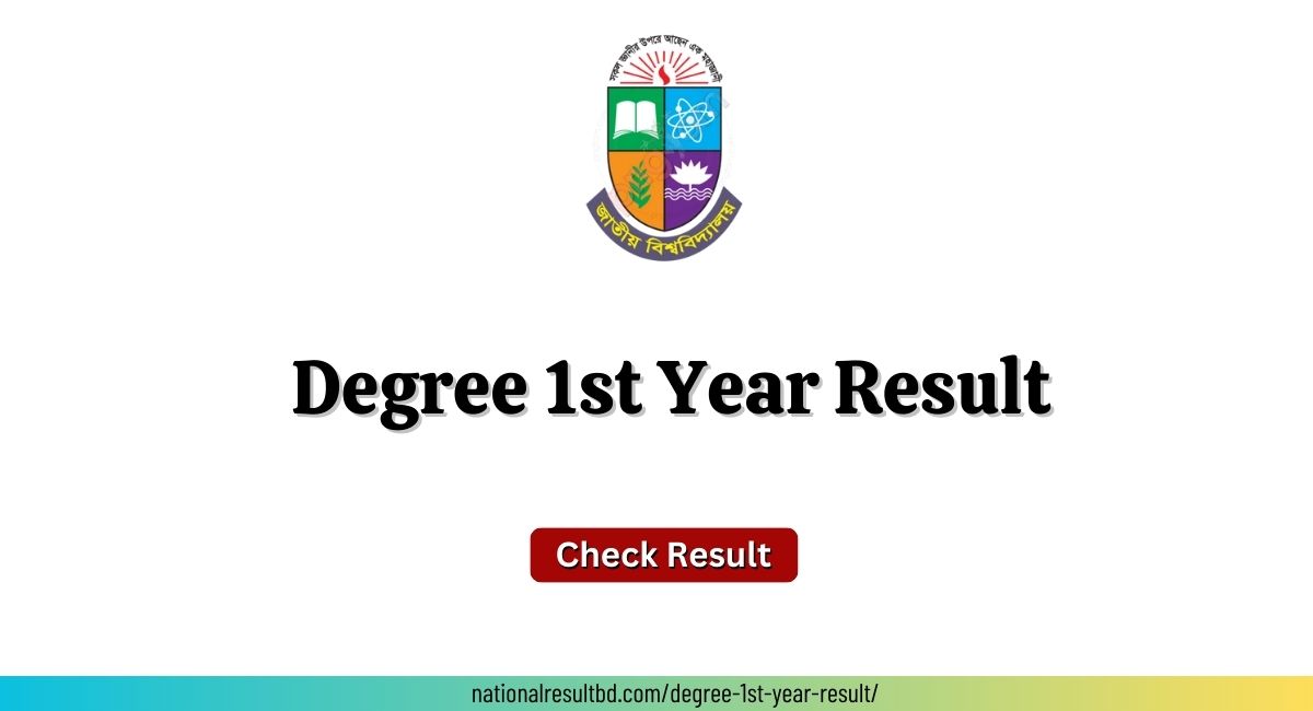 Degree 1st Year Result